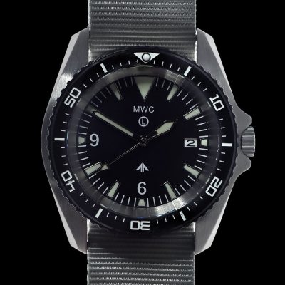 militares reloj de buceo Reloj roestvrij staal (Automático) 12 Hour – Blanco