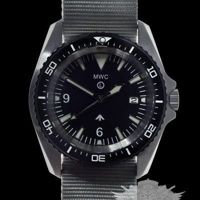 militares reloj de buceo Reloj roestvrij staal (Automático) 12 Hour – Blanco