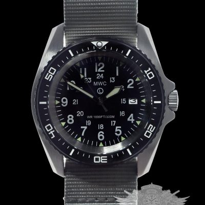 militares reloj de buceo Reloj roestvrij staal (Automático) 24 Hour – Blanco